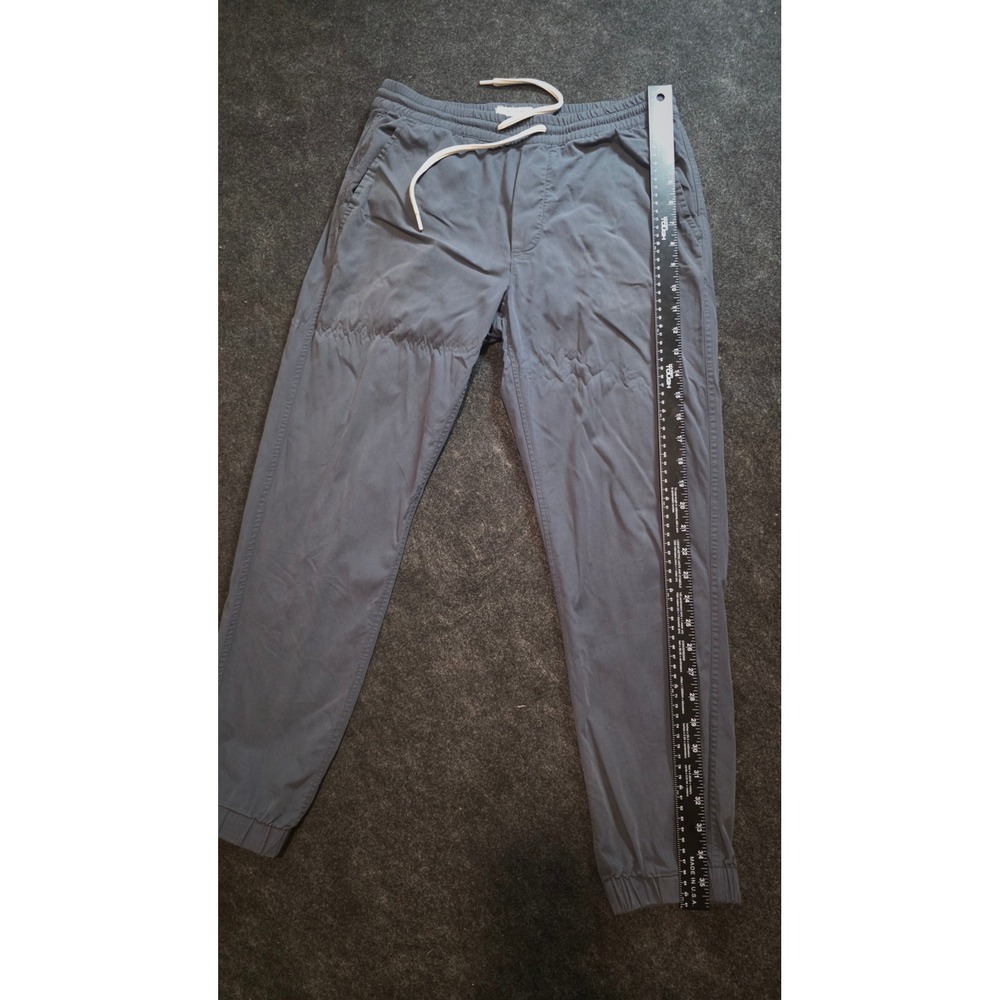 Gap Mens Joggers Blue Gray Elastic Waist Drawstring Pants Size S - Picture 2 of 5